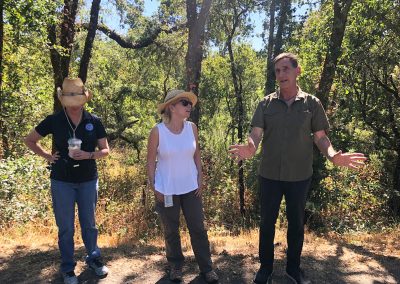 BAFPAA members on a tour of Santa Rosa