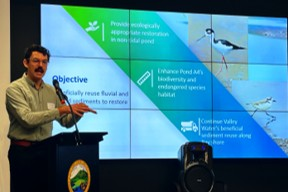 Beneficial Reuse in Action: Kickstarting Pond A4’s Restoration<br />